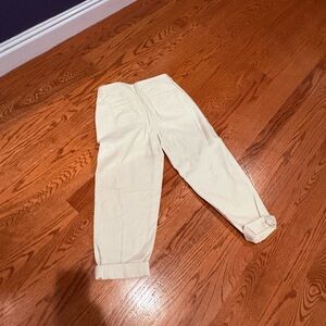 J. Crew Light Cream Trousers
